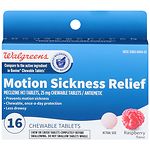 Walgreens Motion Sickness Relief Chewable Tablets, Raspberry
