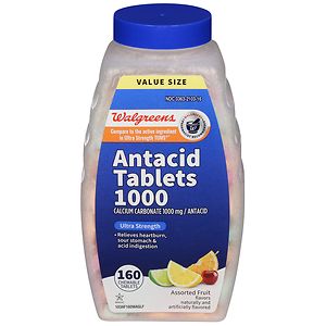 UPC 311917076553 product image for Walgreens Ultra Strength Antacid/Calcium Supplement Chewable Tablets, Assorted F | upcitemdb.com