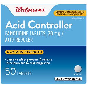 UPC 311917076027 product image for Walgreens Acid Controller Tablets, 50 ea | upcitemdb.com