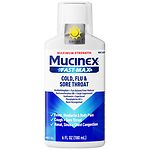 Mucinex Maximum Strength Fast-Max Cold, Flu & Sore Throat, Multi-Symptom