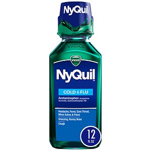 Vicks Nyquil Cold & Flu Relief Liquid, Original Flavor