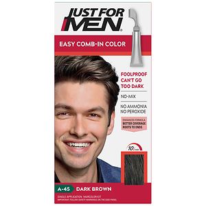 Just For Men AutoStop Foolproof Haircolor, Dark Brown A-45, 1 ea