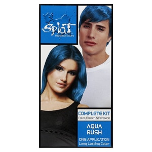 Splat Hair Color on Buy Splat Hair Color Complete Kit  Aqua Rush   More   Drugstore Com