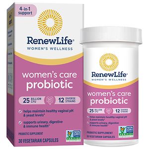 ReNew Life Ultimate Flora Women39;s Care Probiotic Veggie Capsules  30 