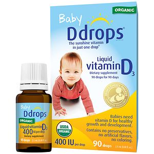 UPC 851228000071 product image for Ddrops Baby Vitamin D3 400IU, 90 drops | upcitemdb.com