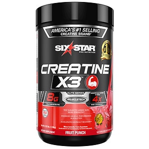 Six Star Professional Strength Creatine, Fruit Punch- 2.5 lb