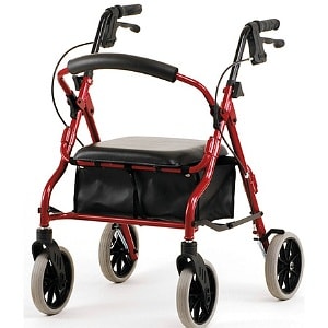 Nova Zoom 18 Rolling Walker, Red