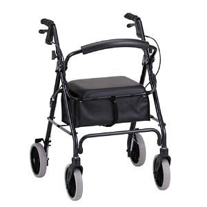 Nova Zoom 22 Rolling Walker, Black