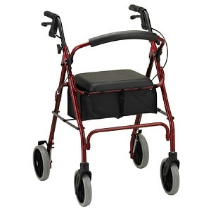 Nova Zoom 24 Rolling Walker, Red