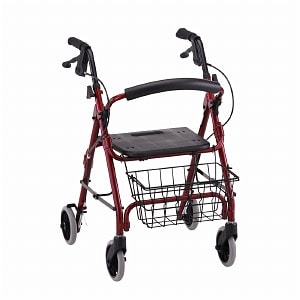 Nova Getgo Petite Rolling Walker, Red