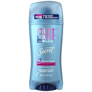 Secret Outlast Antiperspirant & Deodorant Invisible Solid, Protecting Powder