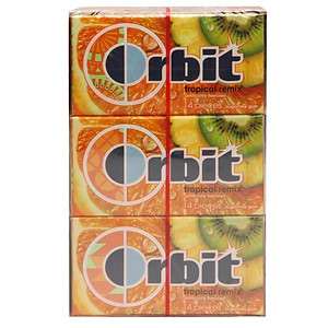 UPC 022000115522 product image for Orbit Sugar Free Gum, Tropical Remix, 12 ea | upcitemdb.com