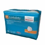 Walgreens Certainty Fitted Briefs , Large