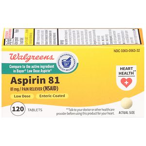 UPC 311917075747 product image for Walgreens Enteric Coated Aspirin Low Dose Tablets, 120 ea | upcitemdb.com