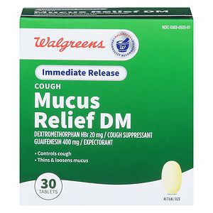 UPC 311917102658 product image for Walgreens Mucus Relief Dm Tablets, 30 ea | upcitemdb.com