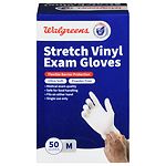 Walgreens Exam Glove 3G Vinyl, Medium