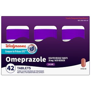 UPC 311917127095 product image for Walgreens Omeprazole Dr 20Mg Tablets, 42 ea | upcitemdb.com