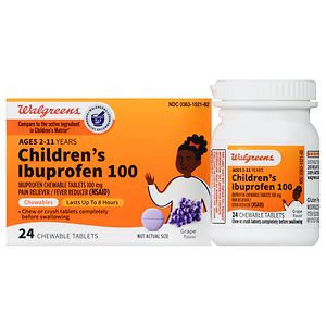 UPC 311917107318 product image for Walgreens Junior Strength Ibuprofen Chewables, Grape, 24 ea | upcitemdb.com