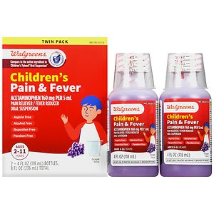 UPC 311917130040 product image for Walgreens Acetaminophen Twin Pack 80Mg Child Grape Suspension, Grape, 4 fl oz | upcitemdb.com