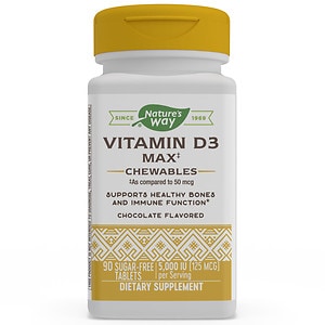 UPC 763948565054 product image for Enzymatic Therapy Vitamin D3 5,000IU Chewables, Chocolate, 90 ea | upcitemdb.com
