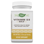 Nature's Way Vitamin D3 5,000 IU, Softgels