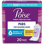 Poise Moderate Absorbency Pads
