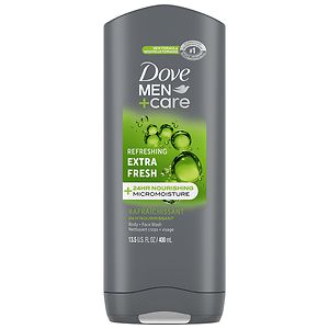 Dove Men+Care Body & Face Wash, Extra Fresh, 13.5 fl oz