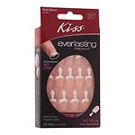Kiss Everlasting French Glue-On Nails Kit, Endless, Real Short- 1 set