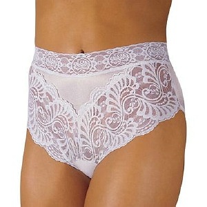 UPC 899624001377 product image for Wearever Women's Lovely Lace Trim Panty, Large, White, 1 ea | upcitemdb.com