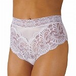 Wearever Women's Lovely Lace Trim Panty, XL, White