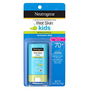 Neutrogena Wet Skin Kids Sunblock Stick, SPF 70, .47 oz