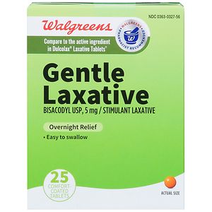 UPC 311917010526 product image for Walgreens Gentle Laxative Tablets, 25 ea | upcitemdb.com