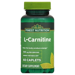 Finest Nutrition L-Carnitine 500 mg Dietary Supplement Tablets