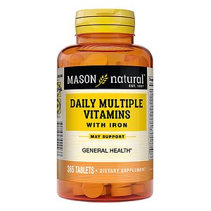 UPC 311845000033 product image for Mason Natural Daily Multiple Vitamins with Iron, Tablets, 365 ea | upcitemdb.com