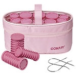 Conair Instant Heat Compact Hot Rollers, Model HS10X, 10 Count (3 sizes)- 1 set
