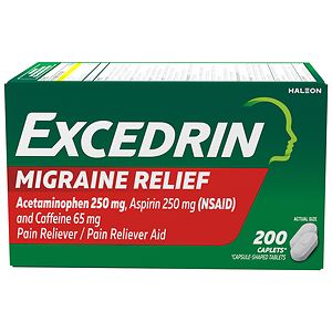 Excedrin Migraine Pain Reliever Caplets | drugstore.com