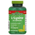 Finest Nutrition L-Lysine 500mg Tablets