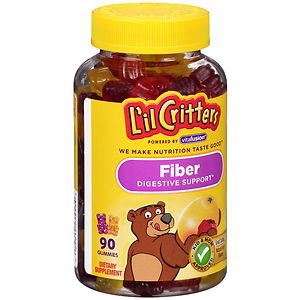 L'il Critters Fiber Gummy Bears, Berry- 90 ea
