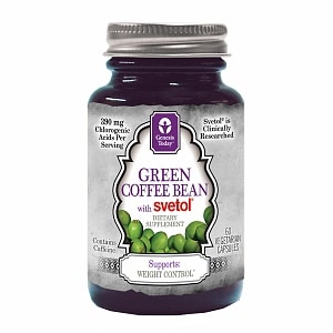 Genesis Today Green Coffee Bean with Svetol, Veggie Capsules 60 ea