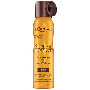 L'Oreal Paris Sublime ProPerfect Salon Airbrush Self-Tanning Mist, Deep- 4.6 oz