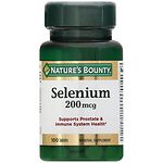 Nature's Bounty Selenium, 200 mcg Tablets.