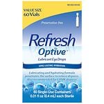 Refresh Optive Sensitive Lubricant Eye Drops Single Use Vials