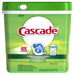 UPC 037000186298 product image for Cascade ActionPacs Dishwasher Detergent, Fresh, 85 ea | upcitemdb.com