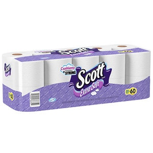 UPC 054000363740 product image for Scott Extra Soft Bath Tissue, Mega Roll, 20Pack, 1 ea | upcitemdb.com