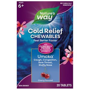 Umcka ColdCare Chewable Tablets, Cherry