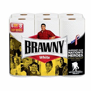 UPC 042000445191 product image for Brawny Paper Towels, Big Rolls, White, 6 ea | upcitemdb.com