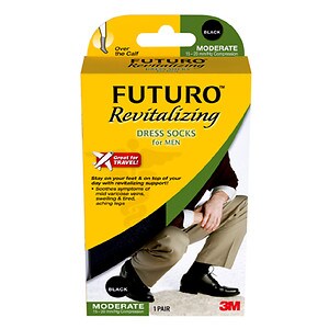 UPC 051131210059 product image for FUTURO Revitalizing Dress Socks for Men, Model 71039EN, Black, Large, 1 pr | upcitemdb.com