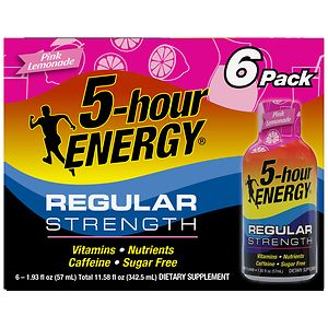 UPC 719410140069 product image for 5-Hour Energy Shot, Pink Lemonade, 6 ea | upcitemdb.com