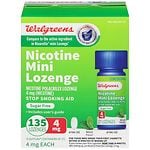 Walgreens Nicotine 4MG Mint Mini-Lozenges- 135 ea