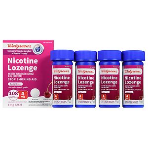 UPC 311917153995 product image for Walgreens Nicotine Lozenges 4 mg, Cherry, 108 ea | upcitemdb.com